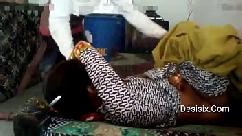 Desi young village lover in bedroom fun