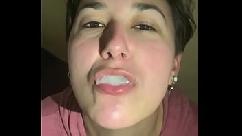 Filthy pig swallows cum in toilet