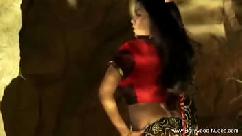 Indian lady reenact the most powerful and relaxing ritual